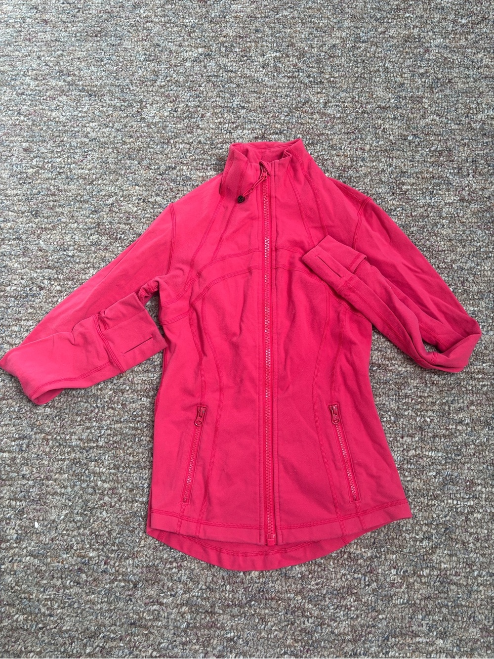 lululemon athletica Raspberry Pink Full-Zip Utility Jacket